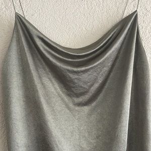 Zara Mini Green Camisole Slip Dress